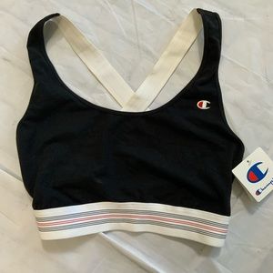 Champion Brand logo sports bra medium NWT